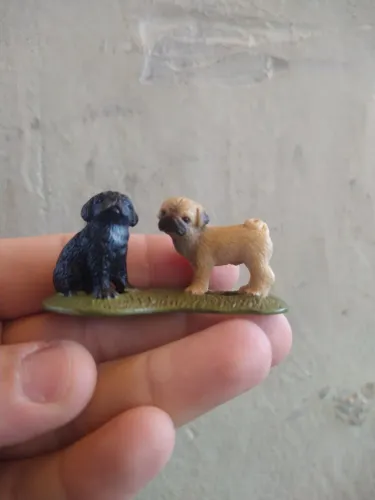 Filhotes de Pug da Schleich Raro