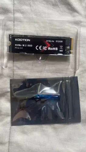 SSD NVME M.2 de 512GB (NOVO) (LACRADO)
