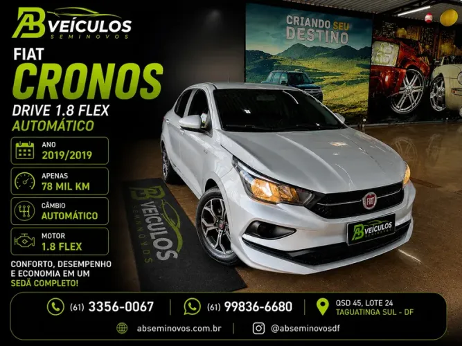 Fiat Cronos 1.8 16V Flex Aut. (pcd) 2019