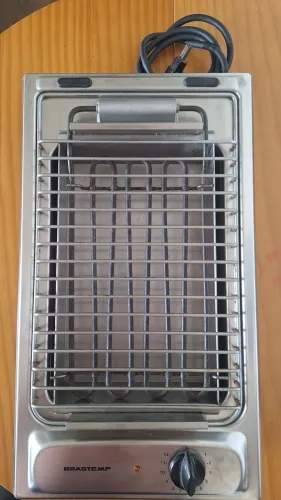 ABAIXOU!!!!!! R$ 399,00!! Cooktop Dominó Brastemp Elétrico Inox (220v)