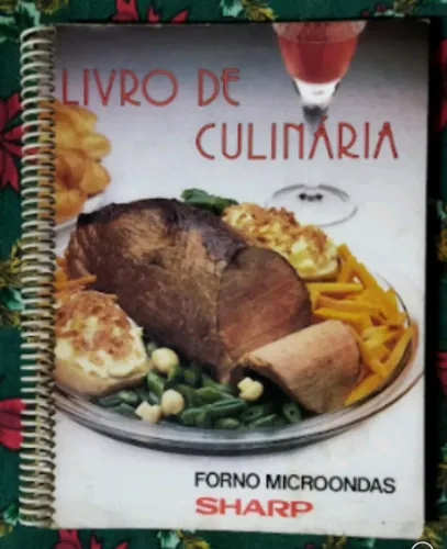 Livro Antigo Microondas Sharp