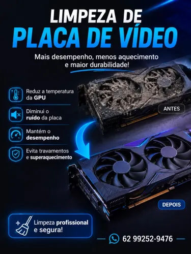 Limpeza de placa de vídeo