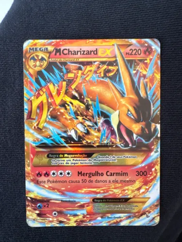 Carta pokémon Mega Charizard Ex 107/106