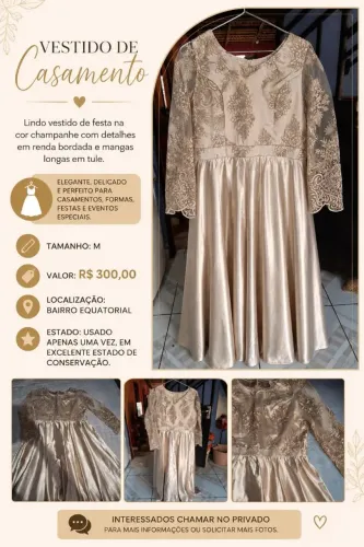 Vendo esse vestido tamanho M 