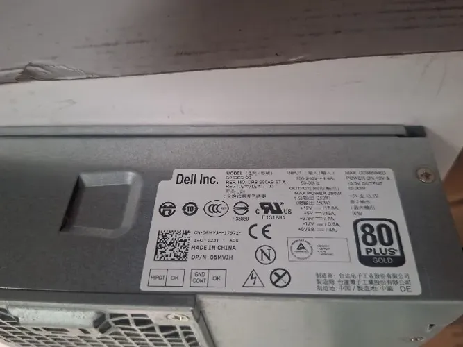 fonte ATX DELL 80 plus