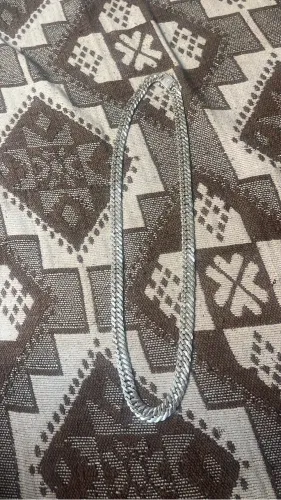 Cordão de prata 10mm elo duplo