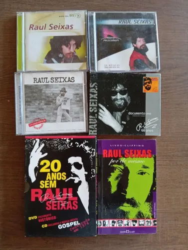 Coleção Raul Seixas com CD, DVD e livro