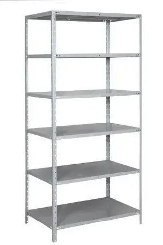 Estante de Aço Reforçada - Chapa 22 - 198x92x40 - 6 Bandejas - NOVA