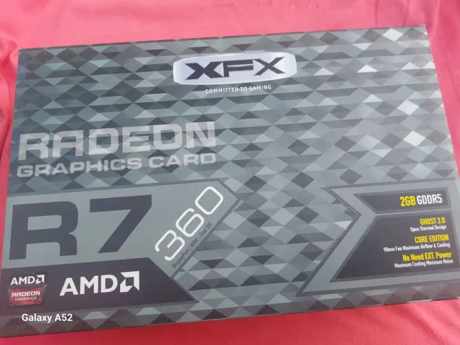 Placa de vídeo R7 360 2GB (defeito)