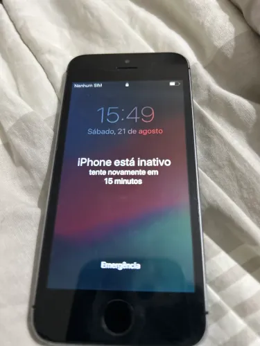 iPhone 5 Preto - Ótimo para Peças ou Restauração