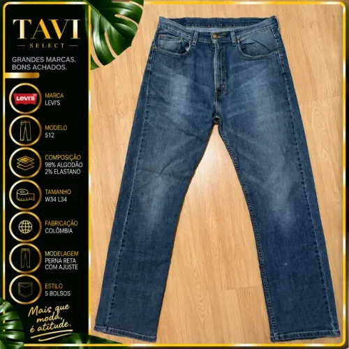 Calça Jeans Levi's 512 - W34 L34