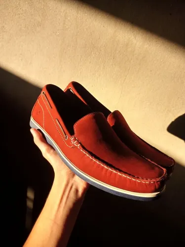 Mocassim / Dockside Democrata Vermelho - Novo (Sem Caixa)