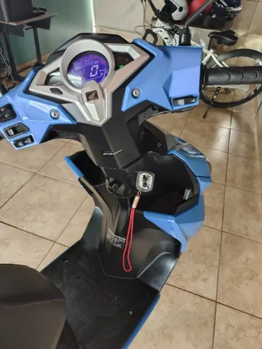 Vendo moto elite 125 azul