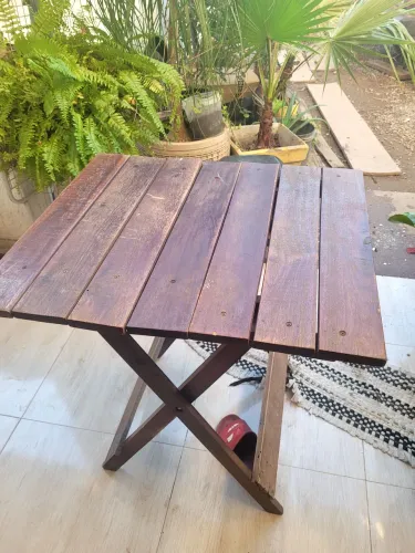 Mesa dobrável madeira