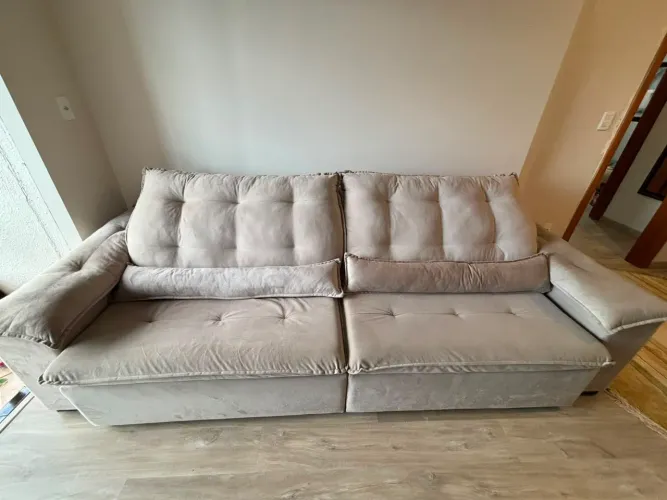Sofá retrátil e reclinável 2,90m