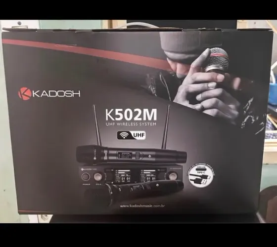 Microfone Kadosh K502M Duplo