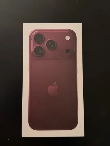 iPhone 18 pro 256gb - cor bordo