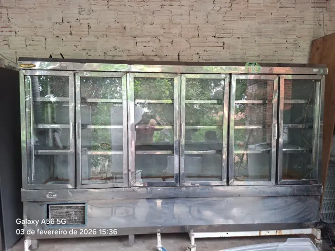 Freezer expositor 6 portas