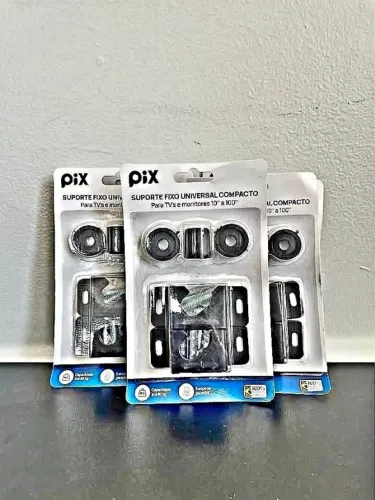 Suporte Universal para TV de 10 a 100 Polegadas com Buchas e Parafusos a Pronta Entrega