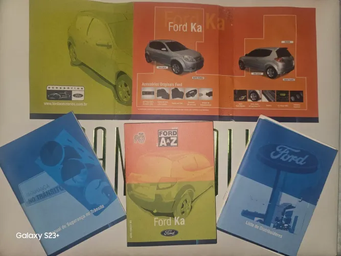 MANUAL DO PROPRIETÁRIO DO FORD KA 2008 2009 2010 2012 2013 ORIGINAL FORD + BRINDE CAPINHA