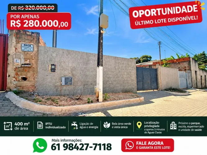 EXCELENTE OPORTUNIDADE EM ARNIQUEIRAS LOTE EM CONDOMÍNIO FECHADO!