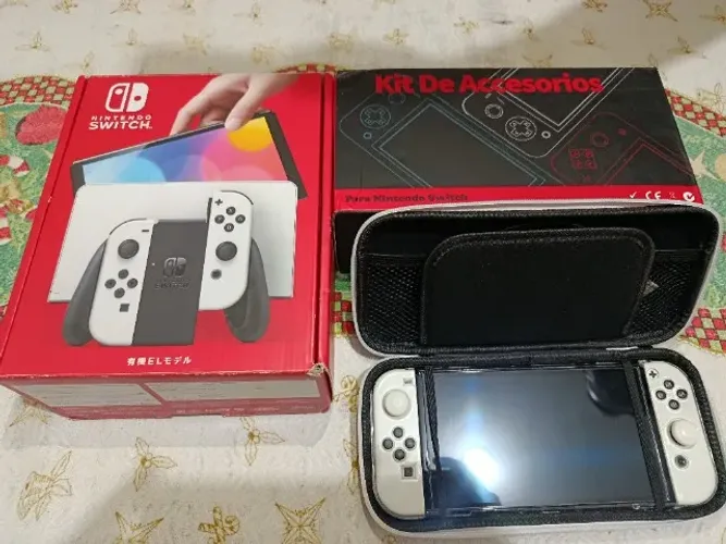 Nintendo Switch Oled Branco - Desbloqueado