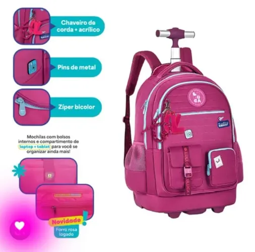 Mochila escolar Menina