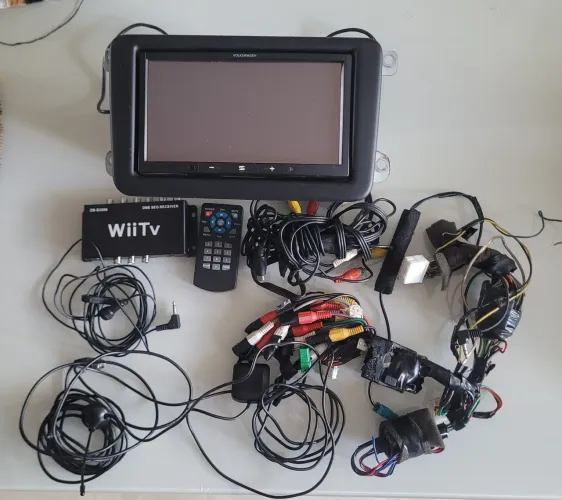 Central Multimidia Clarion Nx700b Original Volkswagen Completa
