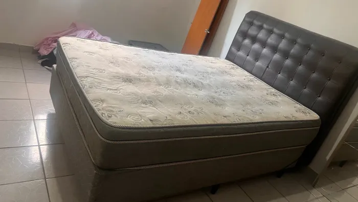 Cama casal box cabeceira