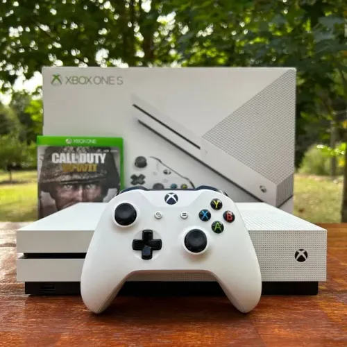 Videogame Xbox One S 1TB com Controle Original e Caixa