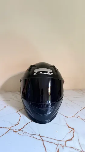 Capacete Integral LS2 FF358 Classic Preto Fosco para Moto