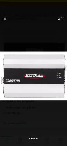 Módulo SD8000.1D SOUNDIGITAL