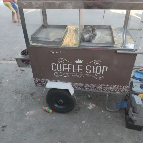 Carrocinha para vender pão de queijo com café e outras coisas