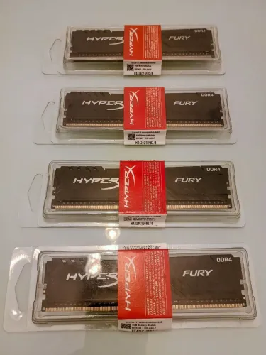 Memória ddr4 Kit 32GB 8gb 2400mhz CL15 NOVAS NOVAS