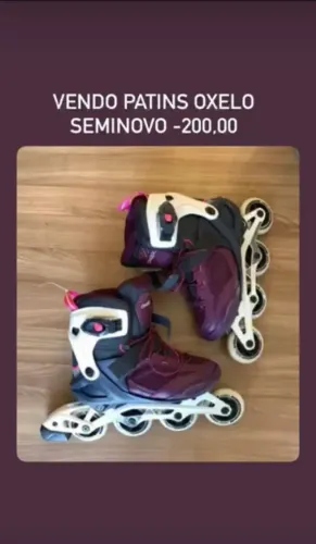 Patins Oxelo Seminovo 
