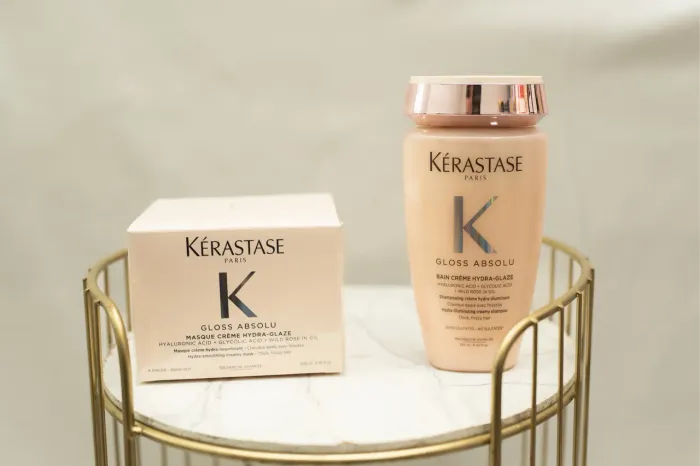 Kit Capilar Kérastase Gloss Absolu - Shampoo + Máscara 10 ml + Brinde | Maison V