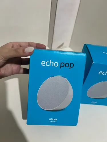 Alexa Amazon Echo Pop Branca - Nova e Lacrada