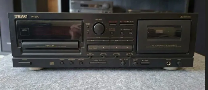 TOCA CD E DECK TOCA-FITAS TEAC AD-500 VINTAGE HI-FI