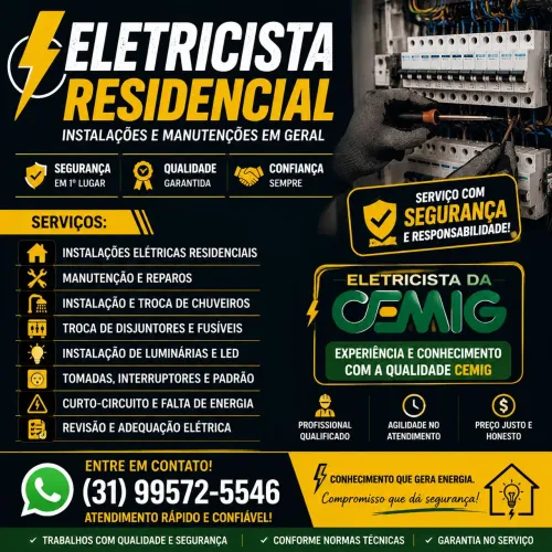 Eletricista residencial e predial