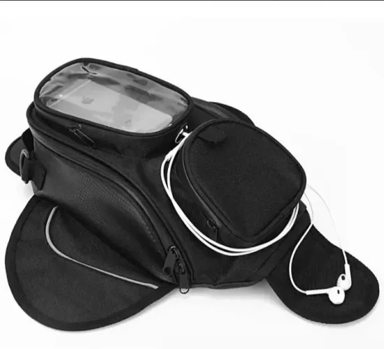 Alforge Bolsa Mala Universal De Tanque Da Moto Com Imã
