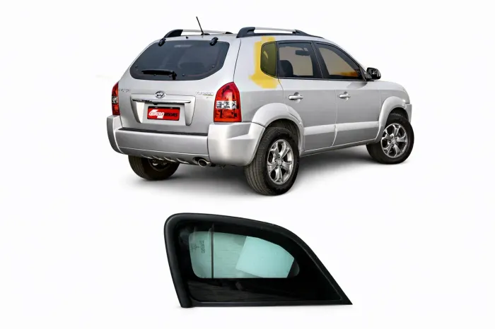 Janela Traseira Fixa da Tucson Hyundai 2012