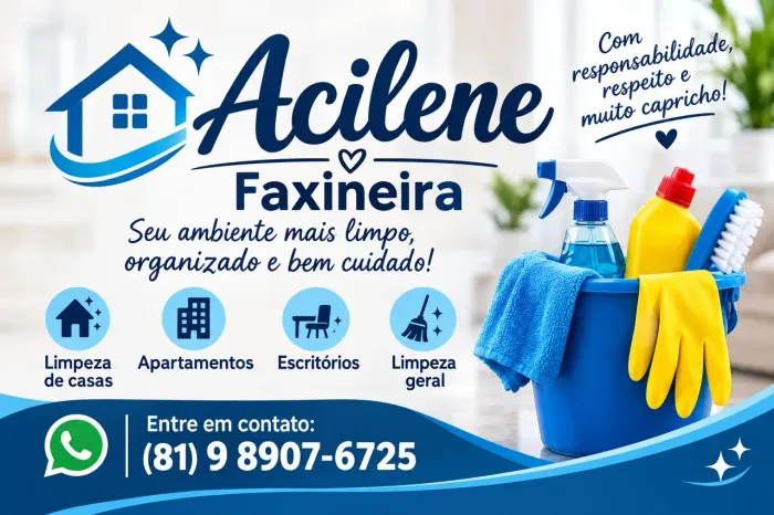Faxineira diarista 