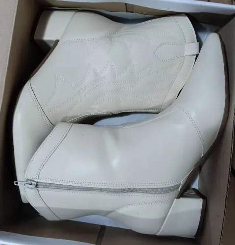 Bota branca Texas