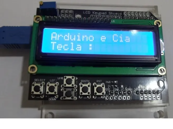 arduino Shield Escudo Teclado + Lcd 1602