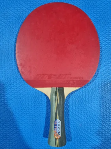 Raquete Ping Pong De Tenis De Mesa Profissional C/raqueteira Alto Padrão
