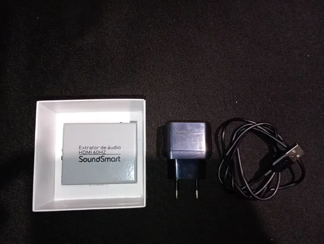 Extrator de áudio SoundSmart HDMI + optical nunca usado