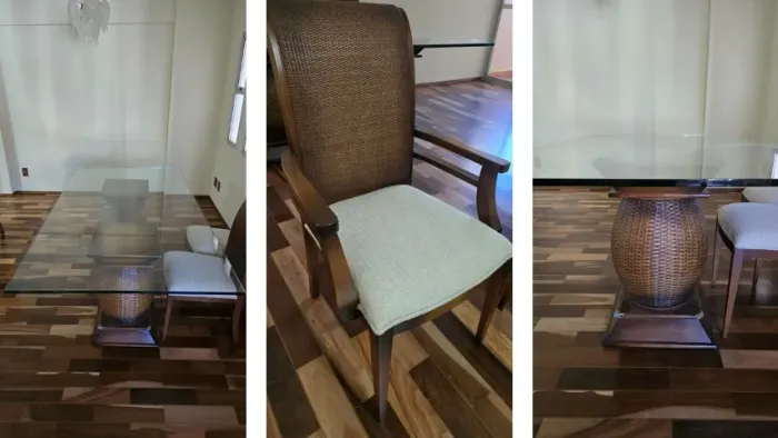 Mesa de jantar Sierra para 8 lugares | 2,20 m x 1,20 m