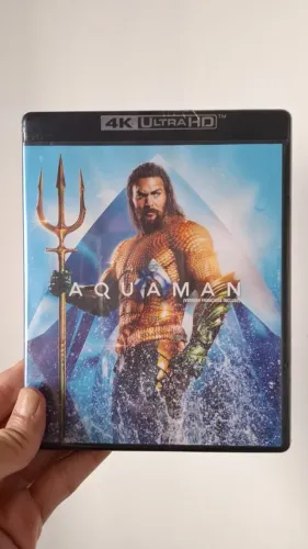 Novo Bluray 4K Importado Original Aquaman Jason Momoa