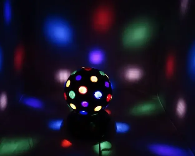 Globo giratório retrô halógeno