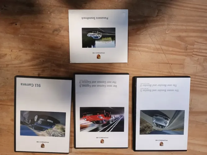 Coleção DVDs da Porsche exclusivos